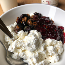 Breakfast with cottage