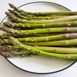 Raw asparagus