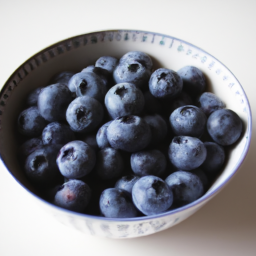 Fresh blueberries