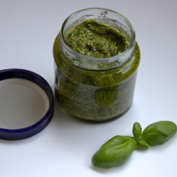 Pesto with basil